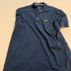 Masters blue polo medium